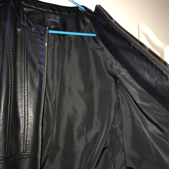 EUC  Genuine Leather MOTO jacket - Picture 4 of 5